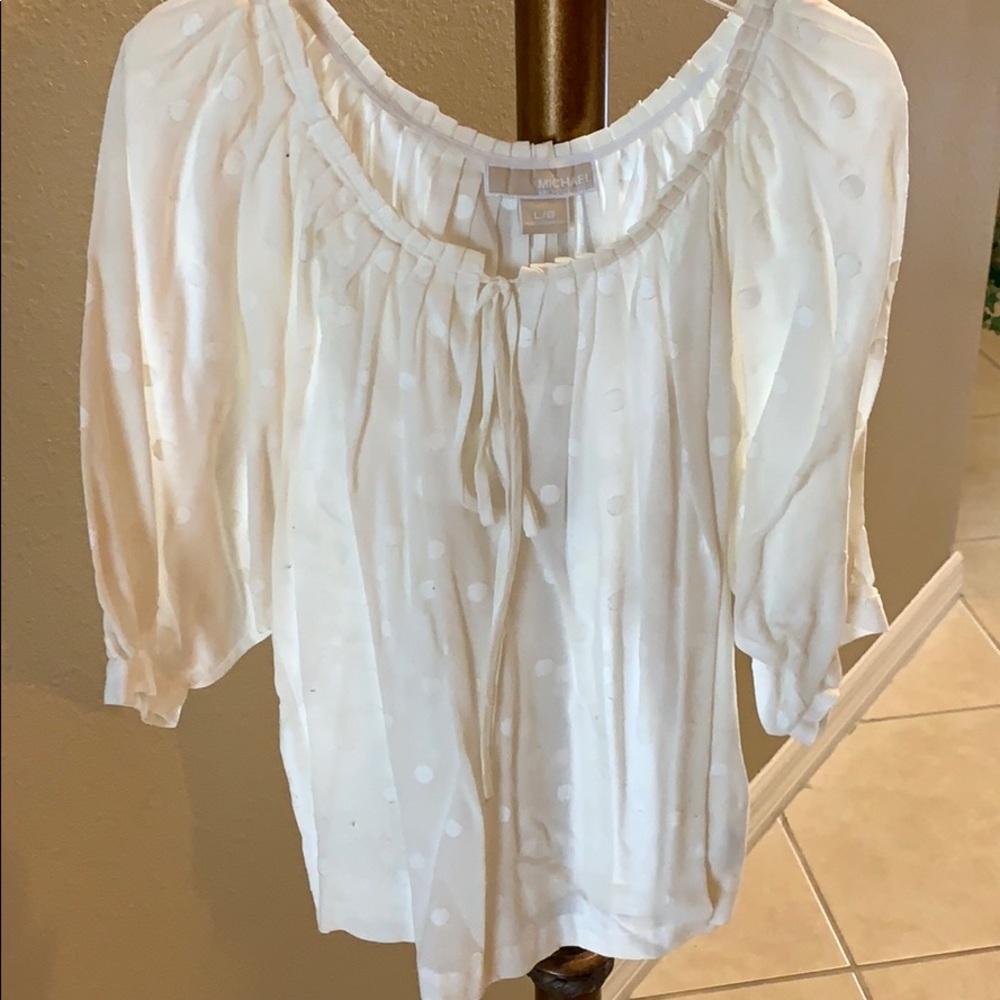 Cream blouse